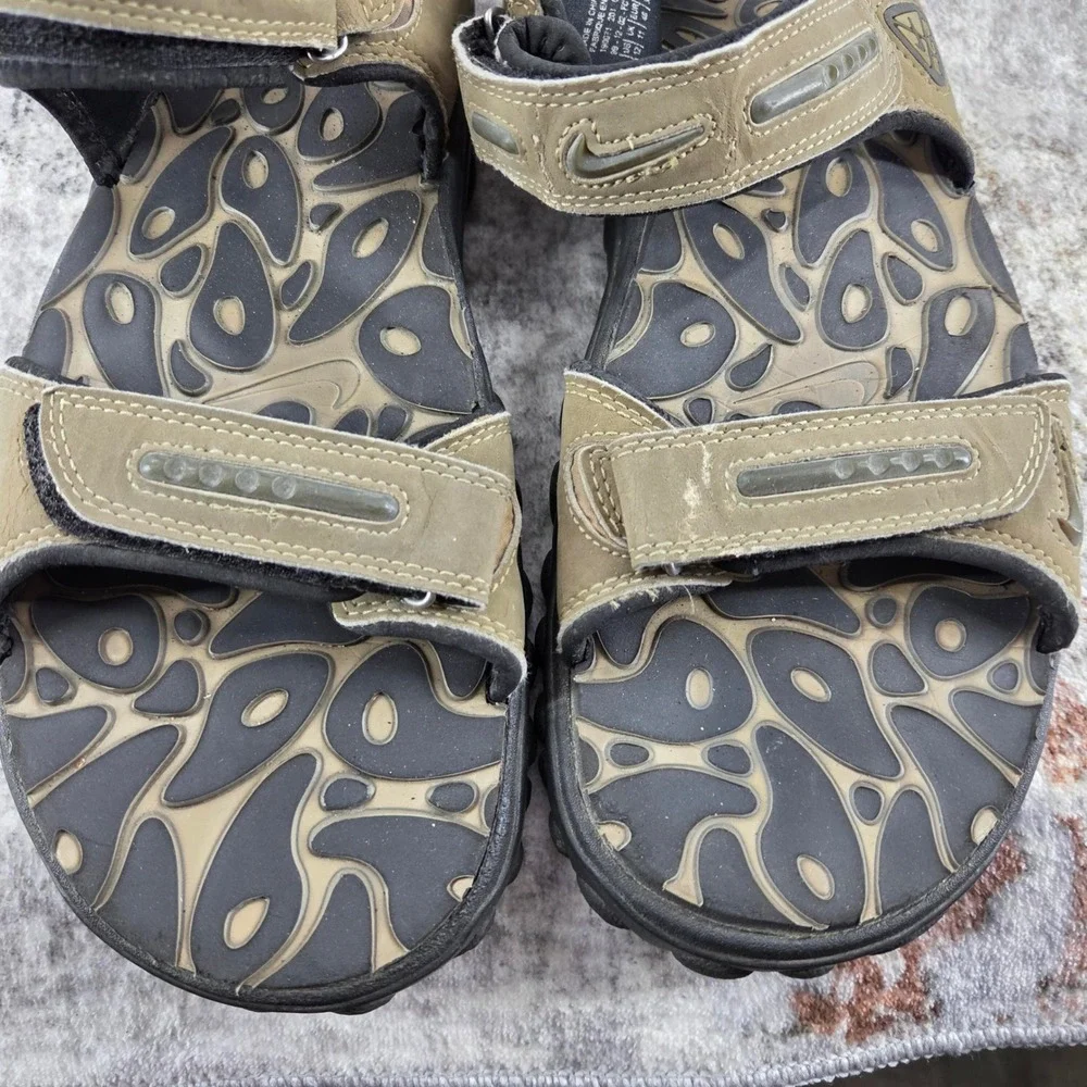 Nike‎ ACG Sport Hiking Sandals Mens 11 Brown Vintage Hook and Loop 00s
